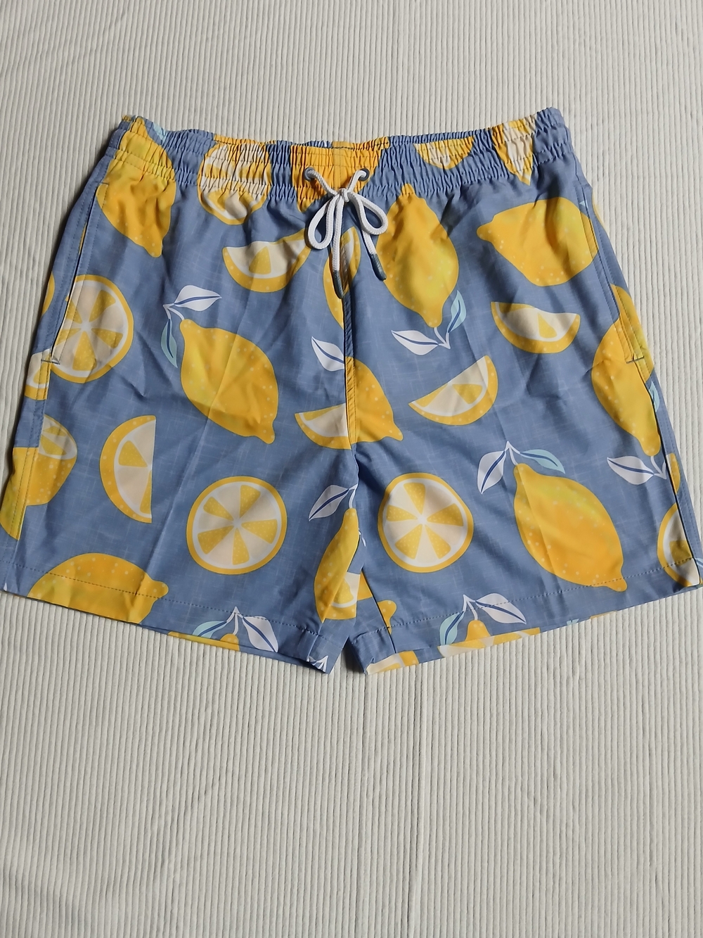 Trunks Brand Men's Swim Trunks Lemons Swimsuit Size Large New Without Tags